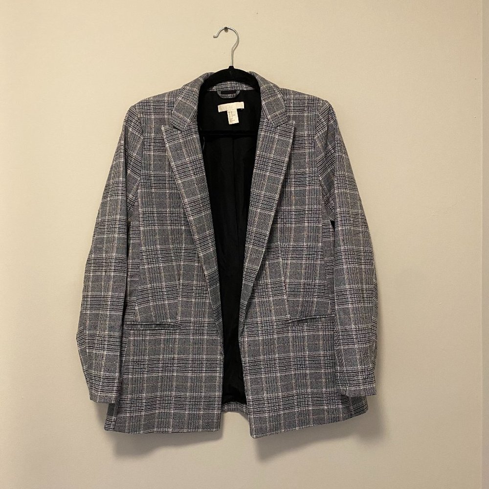H&M Plaid Blazer